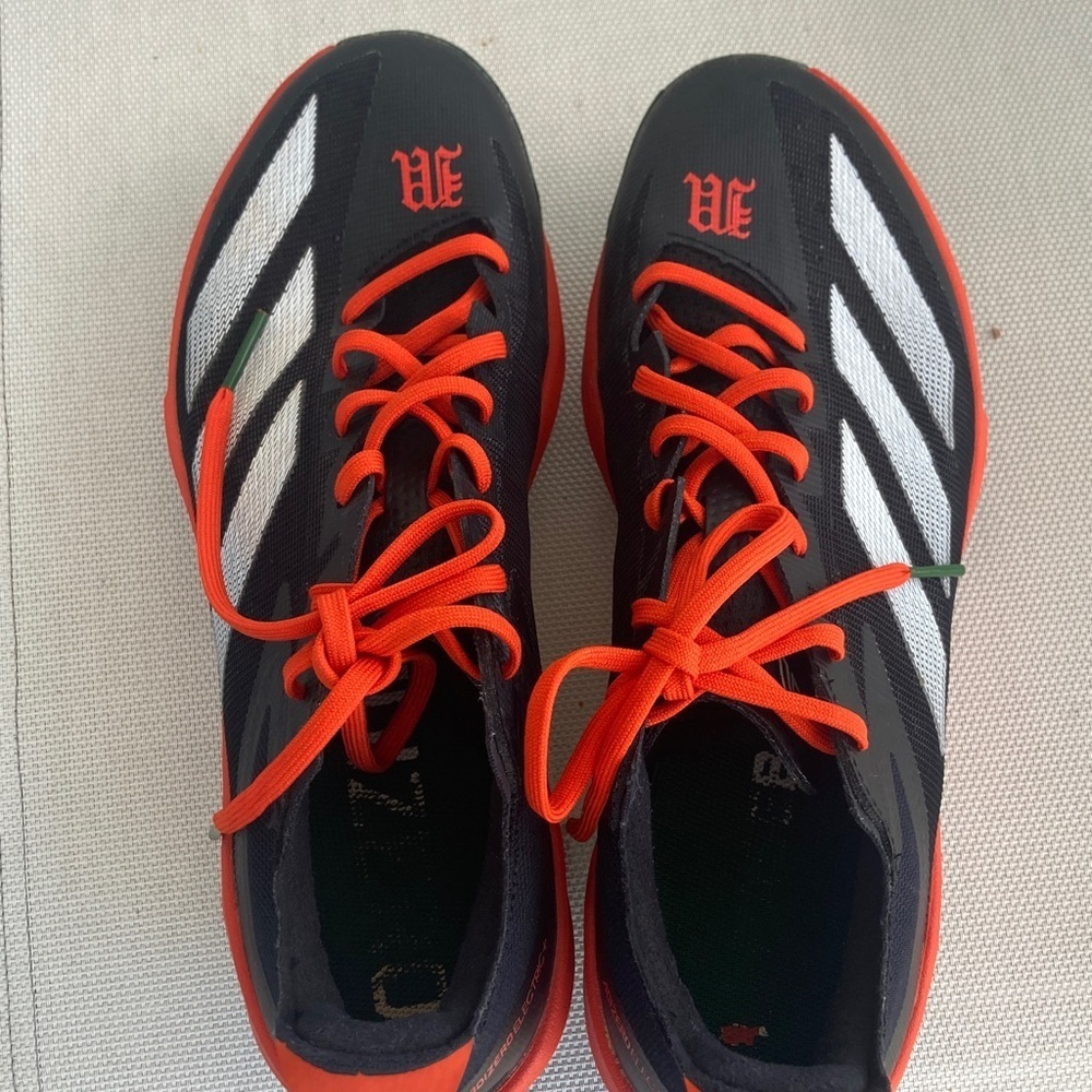 Adidas Black and Orange Athletic Shoes - Picture 7 of 8